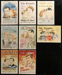 3s0139 LOT OF 8 PERFORATED SPANISH HERALDS 1950s-1960s different art from Casablanca & more!