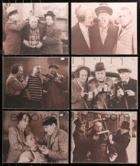 3s0129 LOT OF 6 THREE STOOGES 11X14 COMMERCIAL PRINTS 1980s great images of Moe, Larry & Curly!