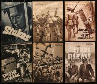 3s0484 LOT OF 6 WWII GERMAN PROGRAMS 1930s-1940s great images from a variety of movies!