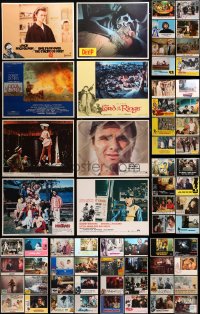 3s0331 LOT OF 88 1970S LOBBY CARDS 1970s great scenes from a variety of different movies!