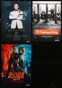 3s0600 LOT OF 20 UNFOLDED ENGLISH 12X17 MINI POSTERS 2015-17 Spectre, Trainspotting 2, Blade Runner