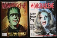 3s0451 LOT OF 2 MONSTERSCENE MOVIE MAGAZINES 1996-1998 both with great cover art by Basil Gogos!