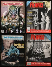 3s0449 LOT OF 4 HORROR/SCI-FI MOVIE MAGAZINES 1980s-1990s filled with great images & articles!