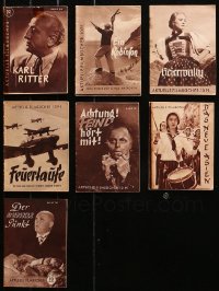 3s0512 LOT OF 7 AKTUELLE FILMBUCHER GERMAN SOUVENIR BOOKLETS 1930s-1940s from German movies!