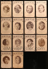 3s0529 LOT OF 14 FILMOGRAPH MOVIE MAGAZINES 1970-1975 includes the very first issue!