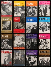 3s0530 LOT OF 16 FILMS IN REVIEW MOVIE MAGAZINES 1960s-1980s filled with great images & articles!