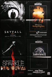 3s0603 LOT OF 36 MOSTLY FORMERLY FOLDED MINI POSTERS 1997 - 2015 Skyfall, Jurassic World & more!