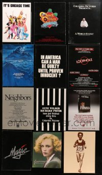 3s0143 LOT OF 12 SCREENING PROGRAMS 1970s-1980s advertising a variety of different movies!
