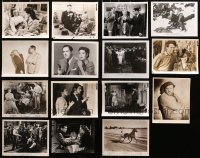 3s0565 LOT OF 15 1940S 8X10 STILLS 1940s great scenes from a variety of different movies!