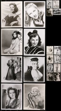 3s0533 LOT OF 20 REPRO 8X10 STILLS OF PRETTY LADIES 1980s portraits of beautiful actresses!