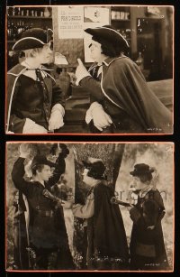 3s0599 LOT OF 2 DEVIL'S BROTHER LAUREL AND HARDY 8X10 STILLS 1933 great scenes from Fra Diavolo!