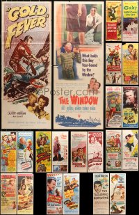 3s0645 LOT OF 23 FORMERLY FOLDED INSERTS 1940s-1950s great images from a variety of movies!