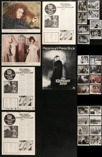 3s0517 LOT OF 26 8X10 STILLS, 3 PRESS SHEETS, AND 1 UNCUT PRESSBOOK 1970s-1980s scenes & more!