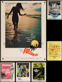 3s0065 LOT OF 8 1960S 30X40S 1960s great images from a variety of different movies!