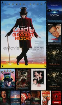 3s0847 LOT OF 16 UNFOLDED MOSTLY SINGLE-SIDED 27X40 ONE-SHEETS 1980s-2000s cool movie images!