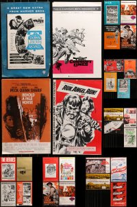 3s0050 LOT OF 35 UNCUT PRESSBOOKS 1950s-1960s advertising for a variety of different movies!