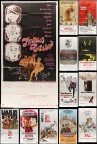 3s0096 LOT OF 15 FOLDED 1 PIECE THREE-SHEETS 1960s-1970s great images from a variety of movies!