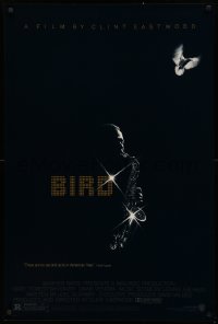 3t0768 BIRD 1sh 1988 directed by Clint Eastwood, biography of jazz legend Charlie Parker!