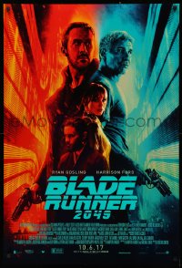 3t0775 BLADE RUNNER 2049 advance DS 1sh 2017 great montage image with Harrison Ford & Ryan Gosling!