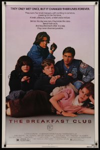 3t0785 BREAKFAST CLUB 1sh 1985 John Hughes, Estevez, Molly Ringwald, Judd Nelson, classic!