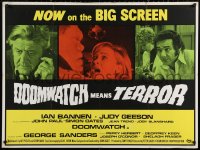 3t0190 DOOMWATCH British quad 1976 Ian Bannen, Judy Geeson, sci-fi, it means terror, ultra-rare!