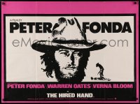 3t0198 HIRED HAND British quad 1971 Peter Fonda directs & stars, Oates, different & ultra-rare!