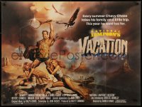 3t0206 NATIONAL LAMPOON'S VACATION British quad 1983 Chevy Chase, Brinkley & D'Angelo by Vallejo!