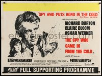 3t0219 SPY WHO CAME IN FROM THE COLD British quad 1966 Richard Burton, Bloom, John Le Carre novel!