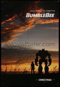3t0788 BUMBLEBEE teaser DS 1sh 2018 The Transformers, John Cena, every adventure has a beginning!