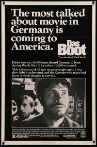 3t0821 DAS BOOT advance 1sh 1982 The Boat, Wolfgang Petersen German WWII submarine classic!