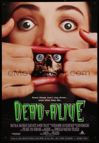 3t0822 DEAD ALIVE 1sh 1992 Peter Jackson gore-fest, some things won't stay down!