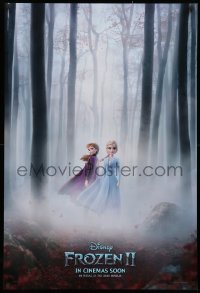 3t0860 FROZEN II int'l advance DS 1sh 2019 Walt Disney sequel, Kristen Bell, Menzel, Groff, forest image!