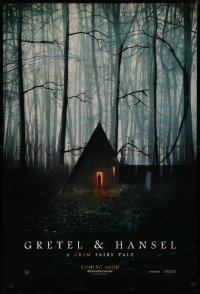 3t0879 GRETEL & HANSEL teaser DS 1sh 2020 Brothers Grimm, Lillis & Leakey in the title roles!