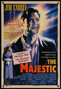3t0980 MAJESTIC int'l 1sh 2001 great art of Jim Carrey, directed by Frank Darabont!