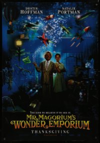 3t0392 MR. MAGORIUM'S WONDER EMPORIUM lenticular 1sh 2008 Hoffman, Natalie Portman, happiest poster ever!