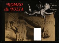 3t0674 ROMEO & JULIET stage play Polish 27x37 1979 William Shakespeare, design by Andrzej Klimowski!