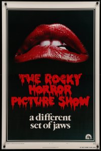 3t1069 ROCKY HORROR PICTURE SHOW int'l 1sh 1975 c/u lips image, a different set of jaws!