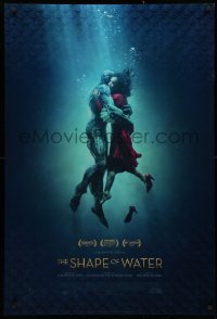 3t1089 SHAPE OF WATER style B int'l DS 1sh 2017 Guillermo del Toro, Doug Jones as the Amphibian Man!