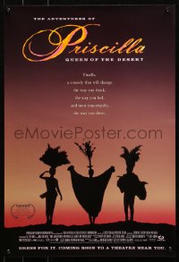 3t0433 ADVENTURES OF PRISCILLA QUEEN OF THE DESERT 2-sided 17x25 special poster 1994 Stamp!