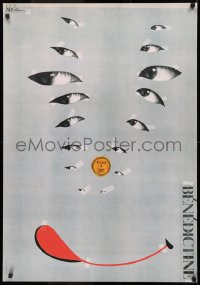 3t0641 BENEDICTINE 27x38 French advertising poster 1990s artwork by Makato Saito!