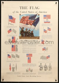 3t0451 FLAG OF THE UNITED STATES OF AMERICA 20x28 special poster 1941 respect and display it!