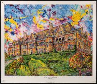3t0547 JOHNO PRASCAK signed #250/2007 24x28 art print 2007 by the artist, Carnegie Library!