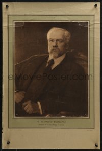 3t0402 RAYMOND POINCARE 16x24 French special poster 1919 cool close-up portrait of the statesmen!