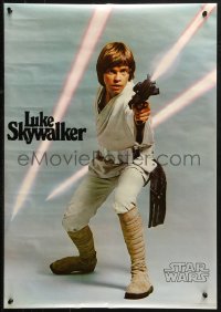 3t0463 STAR WARS 20x28 commercial poster 1977 image of Luke Skywalker, firing blaster!