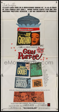 3w0390 GAY PURR-EE 3sh 1962 Judy Garland, Robert Goulet, Red Buttons, cartoon cats!