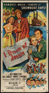 3w0411 I DREAM OF JEANIE 3sh 1952 romance, music & comedy of showboat days, blackface minstrels!