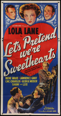 3w0414 IN PARIS, A.W.O.L. 3sh R1939 Lola Lane, Let's Pretend We're Sweethearts!