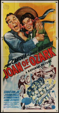 3w0419 JOAN OF OZARK 3sh 1942 wacky art of screwball comedians Judy Canova & Joe E. Brown!