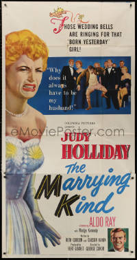 3w0439 MARRYING KIND 3sh 1952 the wedding bells are ringing for pretty bride Judy Holliday!