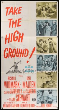 3w0492 TAKE THE HIGH GROUND 3sh 1953 Korean War soldiers Richard Widmark & Karl Malden!
